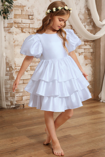 Robe Midi Satinée Volants - gallery 7