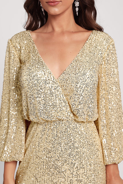 Robe Midi Pailletée Lumineuse - gallery 2