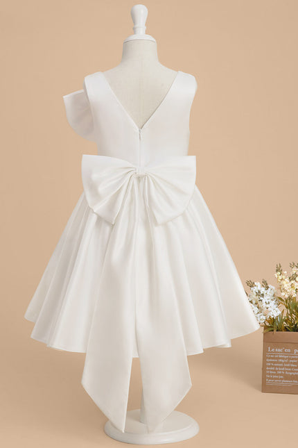 Robe Midi Satinée Blanche - gallery 2
