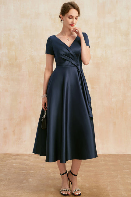 Robe Midi Satinée Viscose - gallery 3