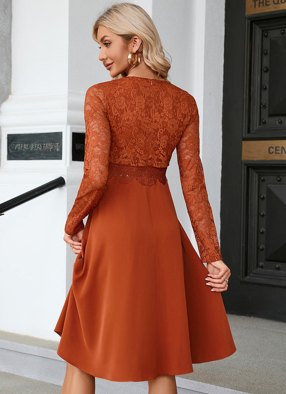 Robe Midi Terra Cuite - gallery 2