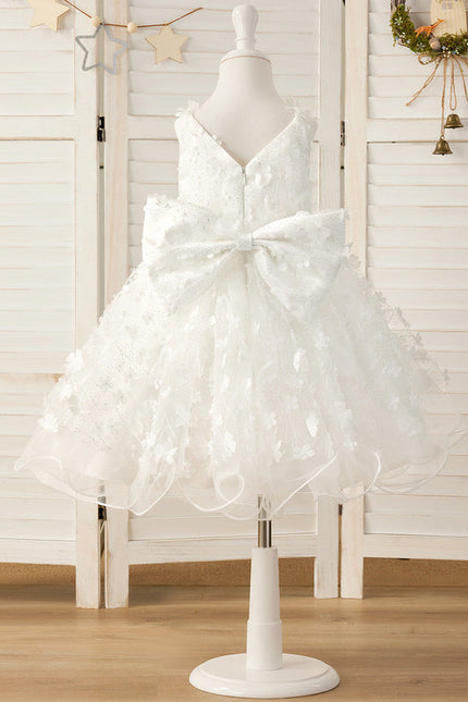 Robe Midi En Tulle Fleuri - gallery 6