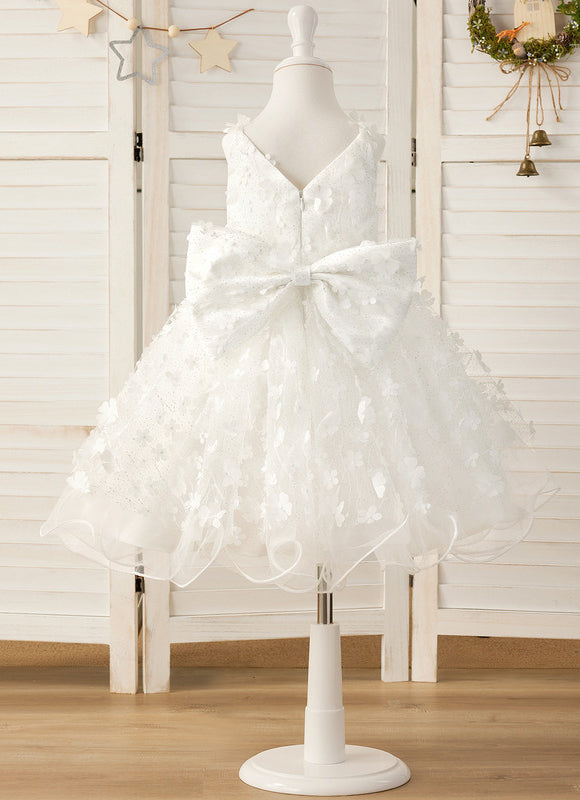 Robe Midi En Tulle Fleuri - gallery 6