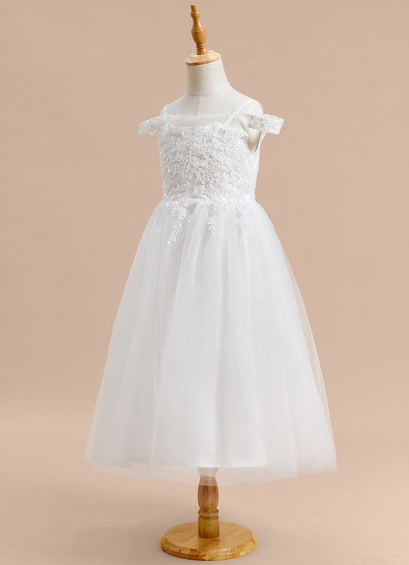 Robe Midi Enfant Mariage Tulle - gallery 3