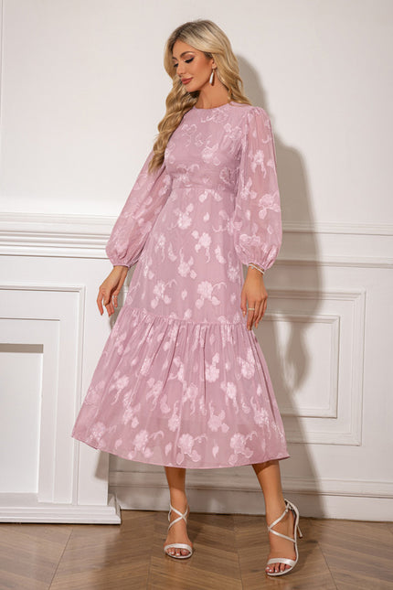 Robe Midi Chic Volants - gallery 1