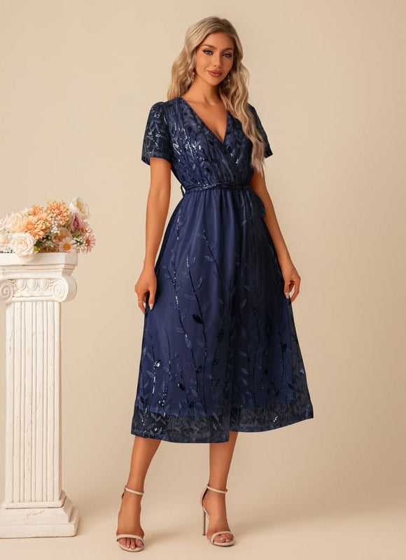 Robe De Soirée Grande Taille Midi - gallery 6