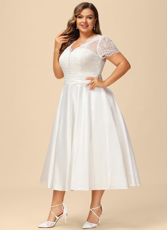 Robe Midi Éclat De Satin - gallery 9