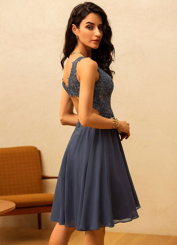 Robe Midi Chiffon Émeraude - gallery 2