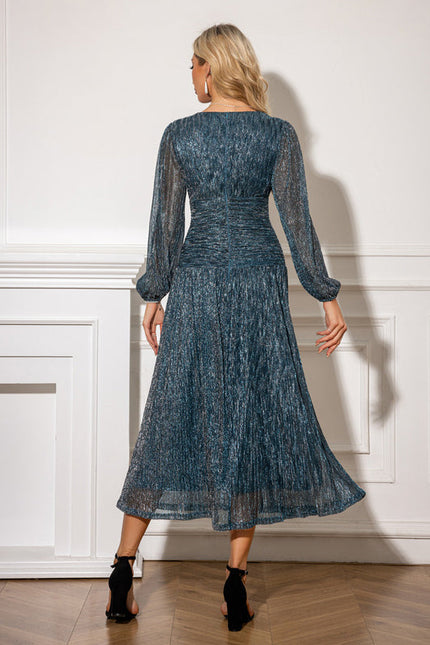 Robe Midi Vaporeuse Scintillante - gallery 2