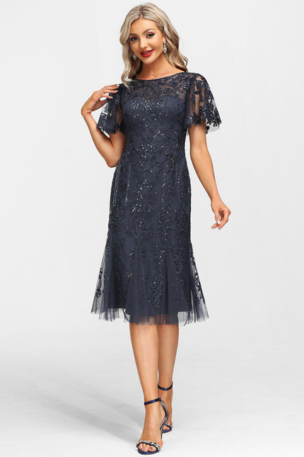 Robe Midi Ombre Détoile - gallery 7