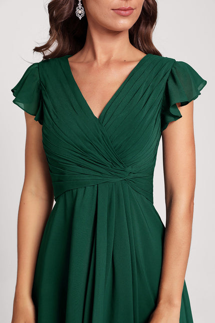 Robe Midi Aérienne Marine - gallery 2