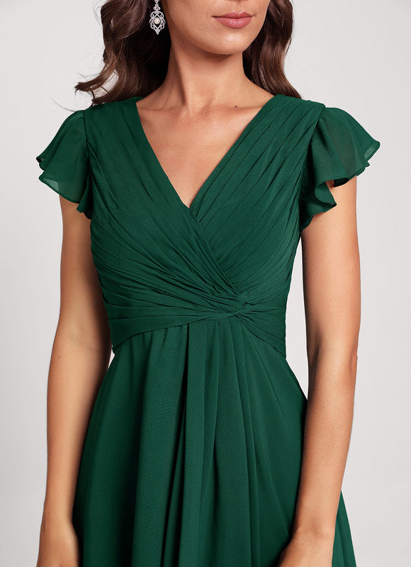 Robe Midi Aérienne Marine - gallery 2