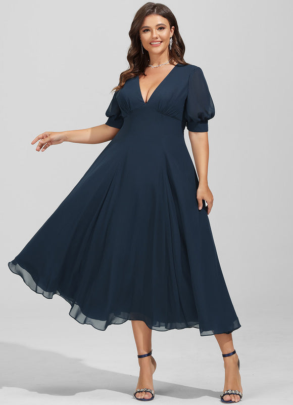 Robe Midi Fluide Élégante - gallery 6