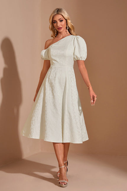 Robe Midi Chandelle Épure - gallery 3