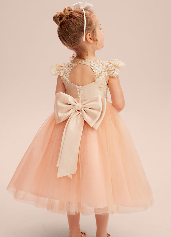 Robe Midi Pêche Élégante