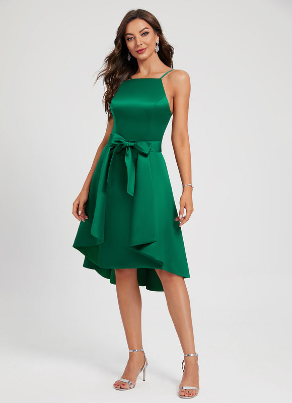 Robe Midi Verte Serenade - gallery 1