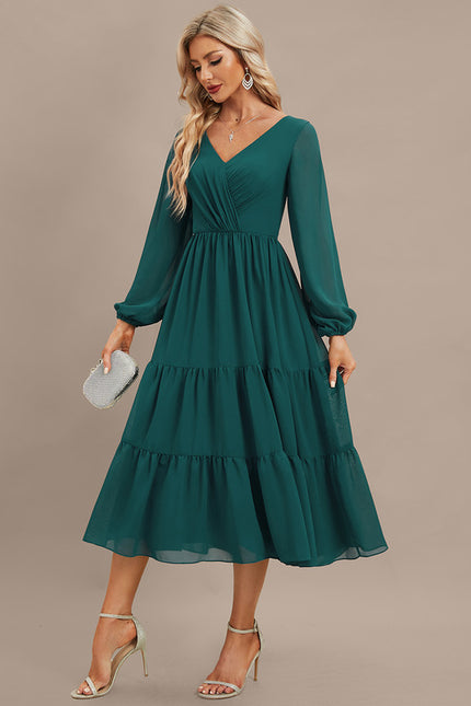 Robe Midi Fluide Élégante - gallery 3
