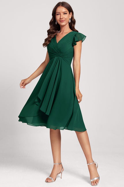 Robe Midi Aérienne Marine - gallery 1
