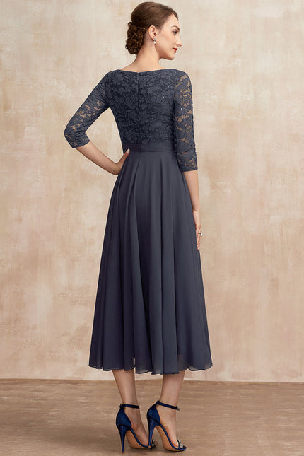 Robe Midi Manche 3 4 - gallery 2