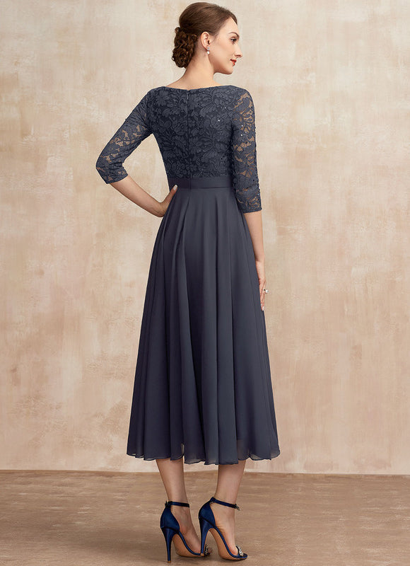 Robe Midi Manche 3 4 - gallery 2