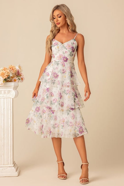 Robe Midi Cascade Florale - gallery 5