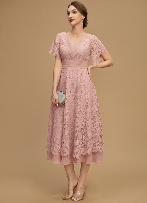 Robe Midi Délurée Écrue - gallery 7