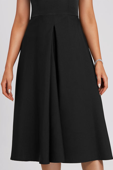 Robe Midi Charme Noir - gallery 2