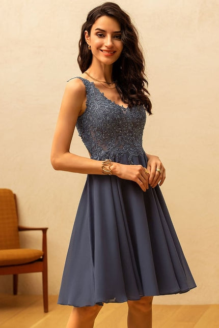 Robe Midi Chiffon Émeraude - gallery 4