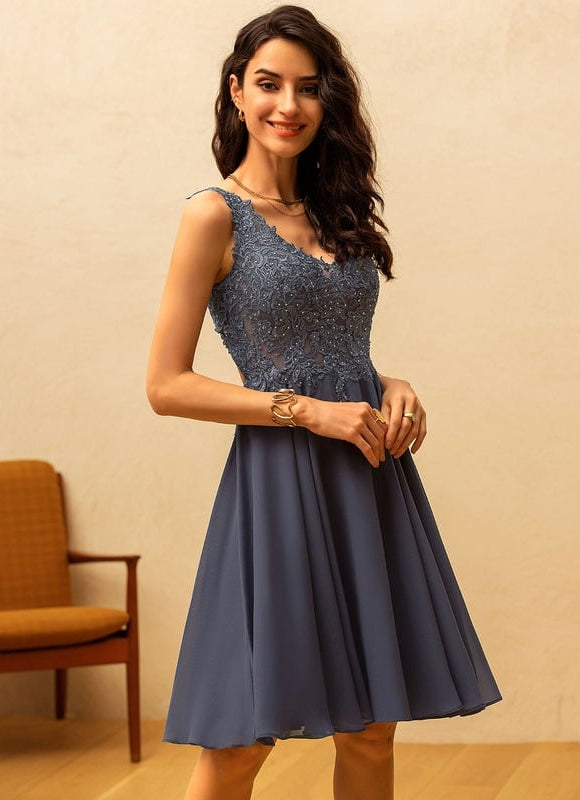 Robe Midi Chiffon Émeraude - gallery 4