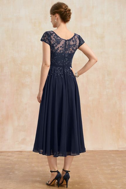 Robe Midi Élégance Céleste - gallery 5
