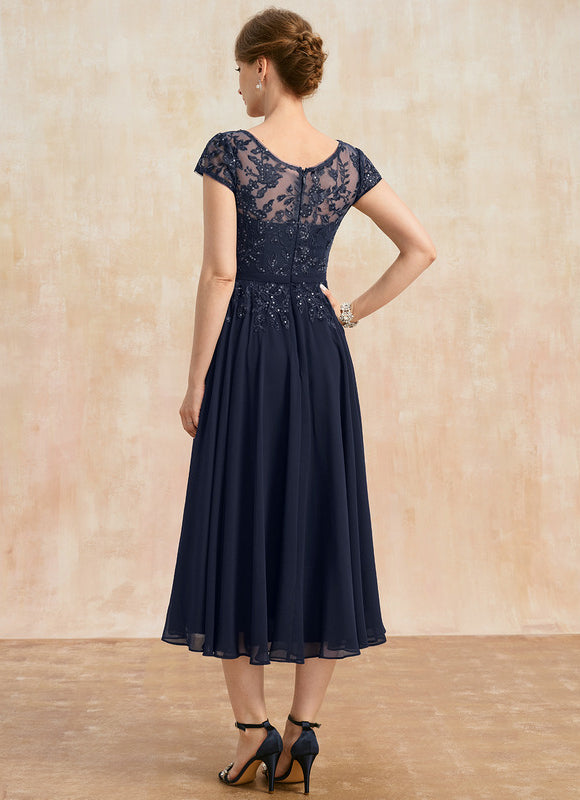 Robe Midi Élégance Céleste - gallery 5