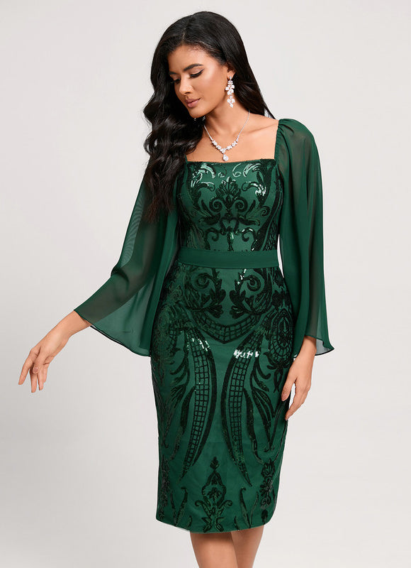 Robe Midi Drapé Luxe - gallery 4