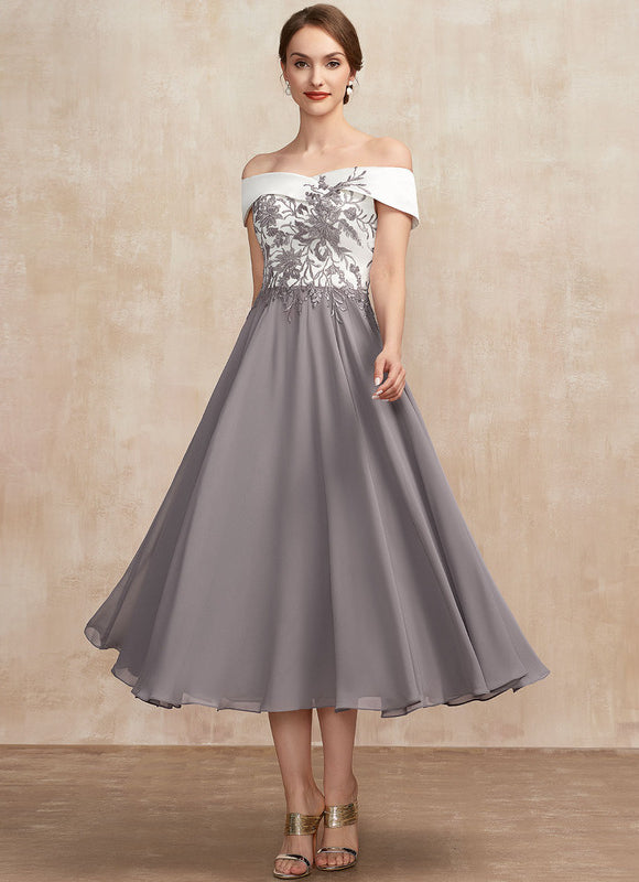 Robe Midi Aube Satinée