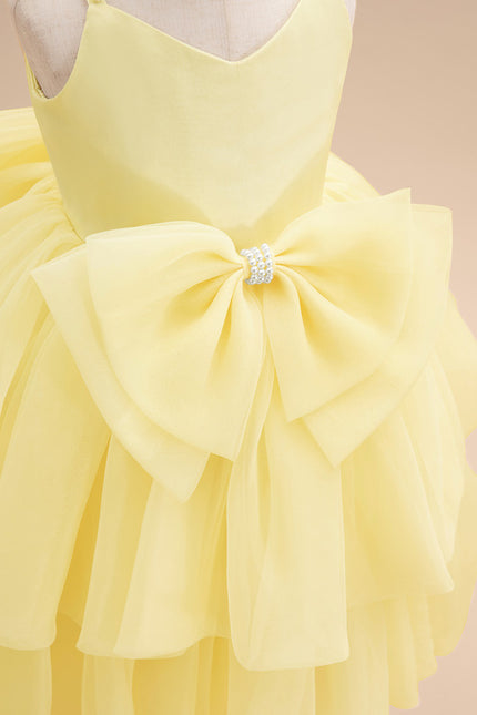 Robe Midi Jaune Volante - gallery 6