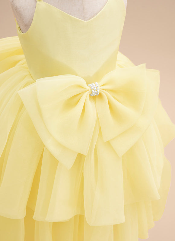 Robe Midi Jaune Volante - gallery 6