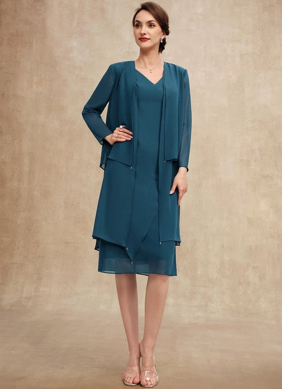 Robe Midi Sérénité Turquoise - gallery 2