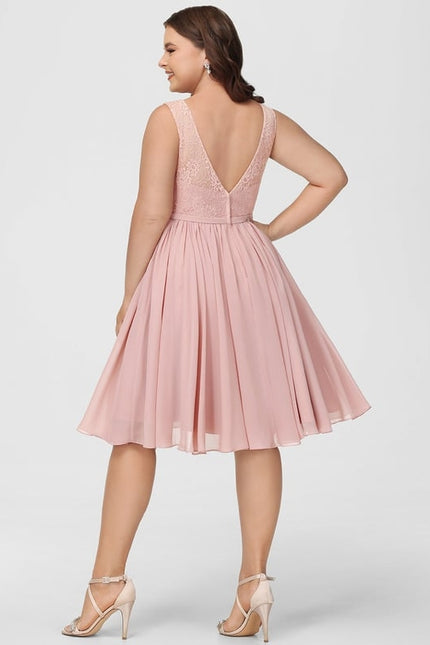 Robe Midi Éclat Rosé - gallery 8