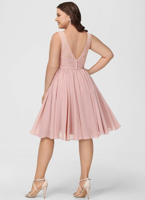 Robe Midi Éclat Rosé - gallery 8