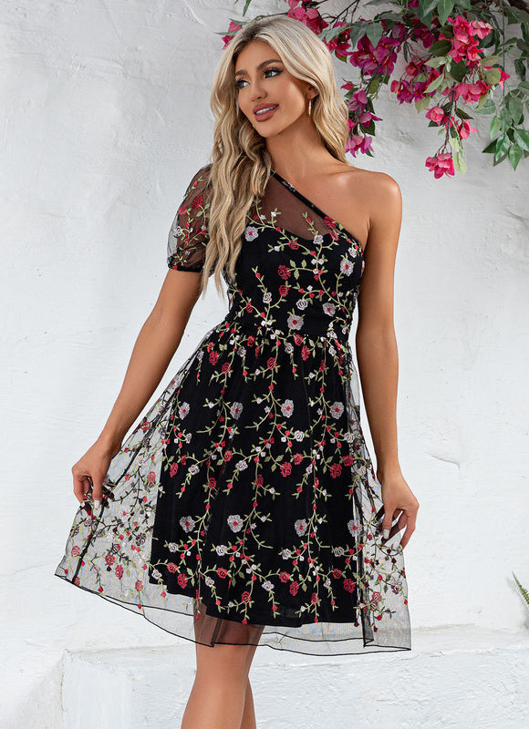 Robe Midi Illusion Écarlate