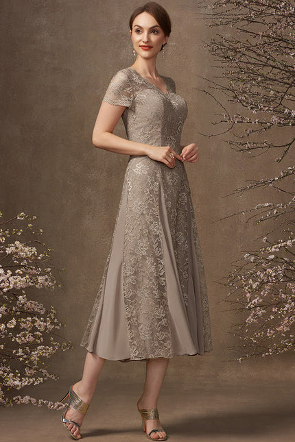 Robe Midi Élégance Nuptiale - gallery 1