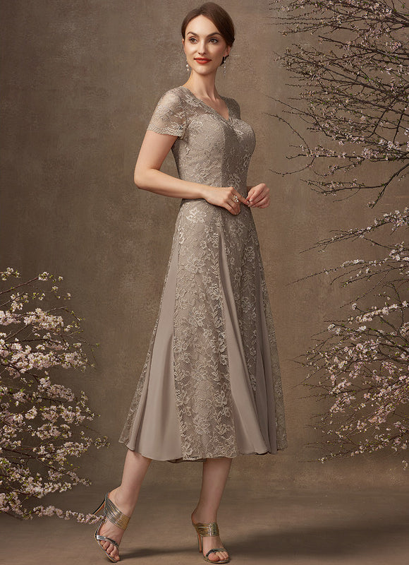 Robe Midi Élégance Nuptiale - gallery 1