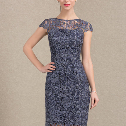 Robe Midi Élégance Dentelle