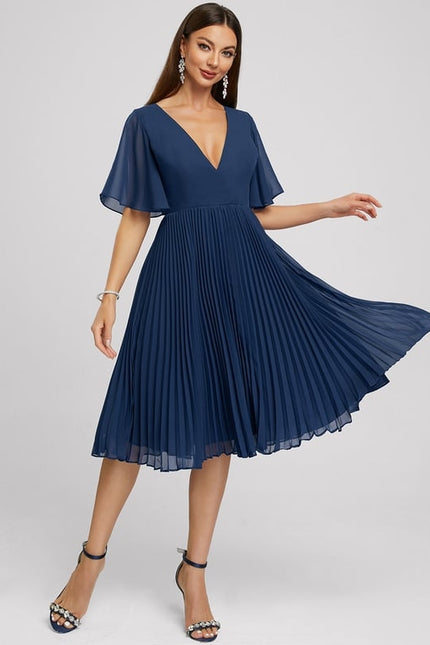 Robe Midi Ondée Élégante - gallery 2
