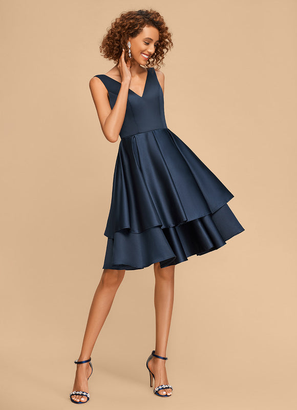 Robe Midi Gala Satinée - gallery 4