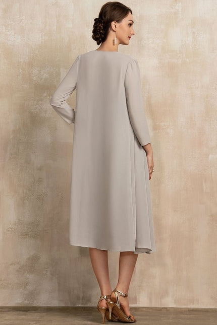 Robe Midi Éclat De Saphir - gallery 1