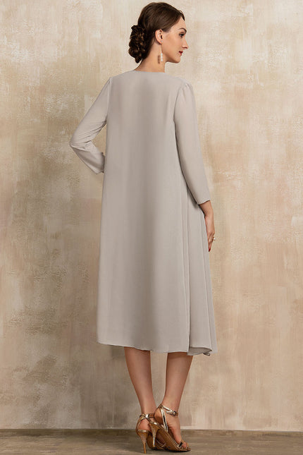 Robe Midi Chic Satinée - gallery 1