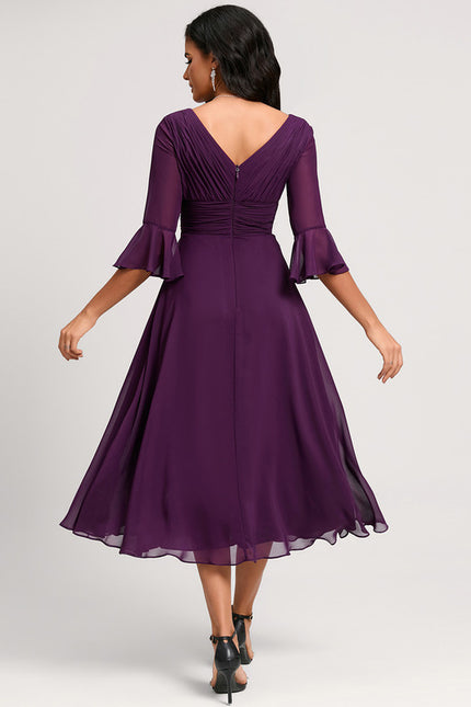 Midi Robe De Cocktail Pour Mariage Chic - gallery 9