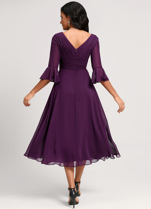 Midi Robe De Cocktail Pour Mariage Chic - gallery 9