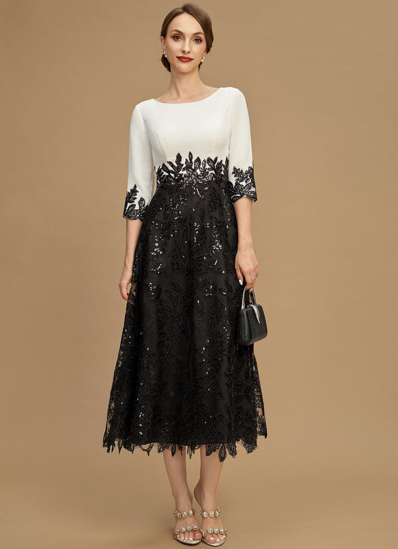 Robe Midi Manche 3 4