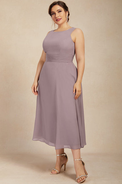 Robe Midi Prune - gallery 8